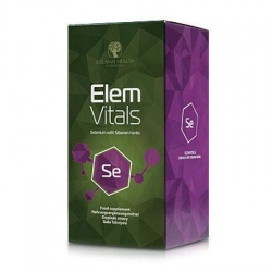 Siberian Wellness Elemvitals - Selenium with siberian herbs, 60 kapslí 