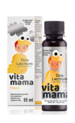 Siberian Wellness Vitamama. Dino Lecithino Lecithin Syrup (Cherry), 95 ml