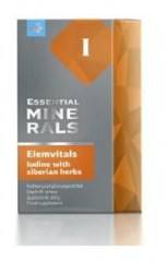 Elemvitals - Iodine with Siberian herbs, 60 kapslí