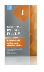 Siberian Wellness Elemvitals - Iodine with Siberian herbs, 60 kapslí