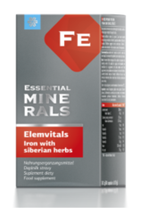 Siberian Wellness ElemVitals - Iron with Siberian herbs, 60 kapslí