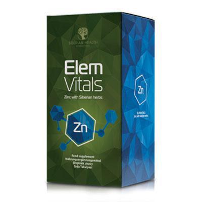 Elemvitals - Zink with siberian herbs, 60 kapslí
