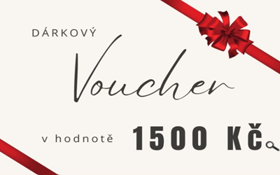 Voucher 1500 Kč pro klienty našeho e-shopu